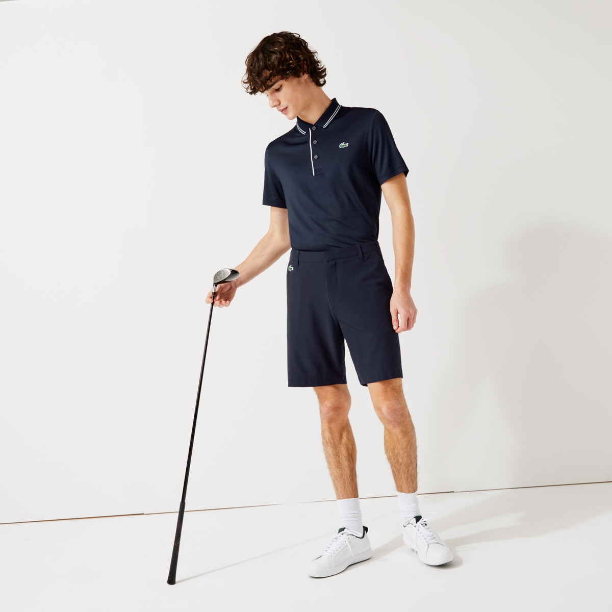 Men's Lacoste SPORT Lightweight Stretch Golf Bermuda Shorts
