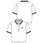 Load image into Gallery viewer, Women&#39;s Pique Tennis Polo Shirt with Contrast Striped Collar
