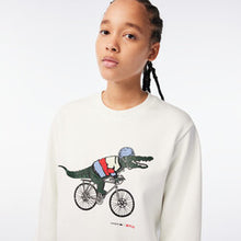 Load image into Gallery viewer, Women’s Lacoste x Netflix Loose Fit Organic Cotton Fleece Sweatshirt
