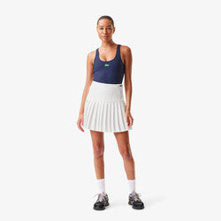 Women's Pique Tennis Skirt with Integrated Shorts