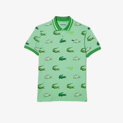 Men’s Lacoste Golf Crocodile Print Polo