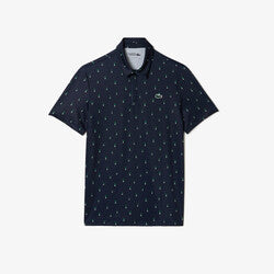 Men’s Lacoste Golf Printed Recycled Polyester Polo