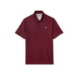 Men’s Lacoste Golf Printed Recycled Polyester Polo