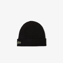 Load image into Gallery viewer, Unisex Lacoste Ribbed Wool Beanie
