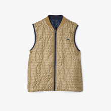 Load image into Gallery viewer, Men&#39;s Lacoste SPORT Padded And Reversible Vest Jacket Black/Blue
