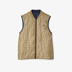 Men's Lacoste SPORT Padded And Reversible Vest Jacket Black/Blue