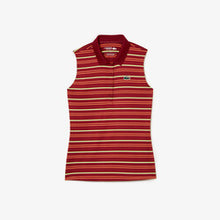 Load image into Gallery viewer, Women’s Lacoste Golf Sleeveless Stripe Print Sweater
