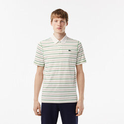 Men’s Lacoste Golf Recycled Polyester Stripe Polo