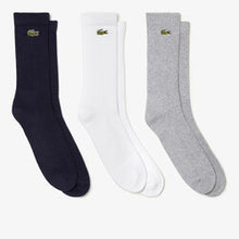 Load image into Gallery viewer, Unisex Lacoste SPORT High-Cut Socks Three-Pack
