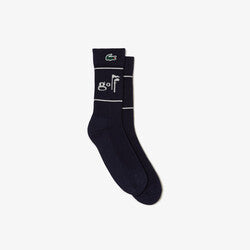 Unisex Lacoste Golf Lettering Socks