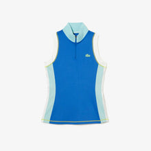 Load image into Gallery viewer, Women’s Lacoste Tennis Sleeveless Zip Neck Polo
