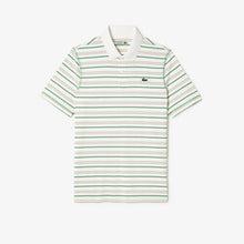 Load image into Gallery viewer, Men’s Lacoste Golf Recycled Polyester Stripe Polo
