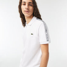 Load image into Gallery viewer, Men’s Lacoste Logo Stripe Piqué Polo Shirt
