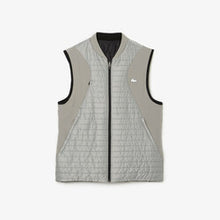 Load image into Gallery viewer, Men&#39;s Lacoste SPORT Padded And Reversible Vest Jacket Black/Blue
