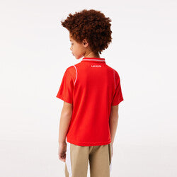 Boys’ Lacoste Tennis x Daniil Medvedev Ultra-Dry Polo