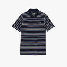 Load image into Gallery viewer, Men’s Lacoste Golf Recycled Polyester Stripe Polo
