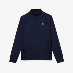 Men’s Lacoste Golf Sweatshirt with Inset Crew Neck