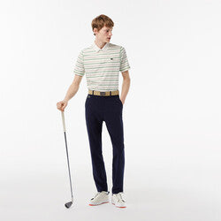 Men’s Lacoste Golf Recycled Polyester Stripe Polo